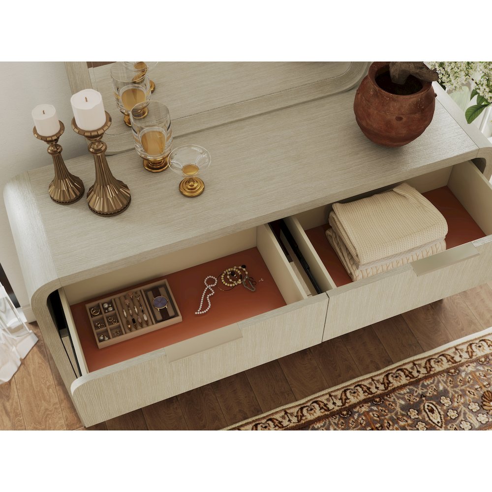 Tavari 6-PC Queen Bedroom Set in Light Gray. Picture 15