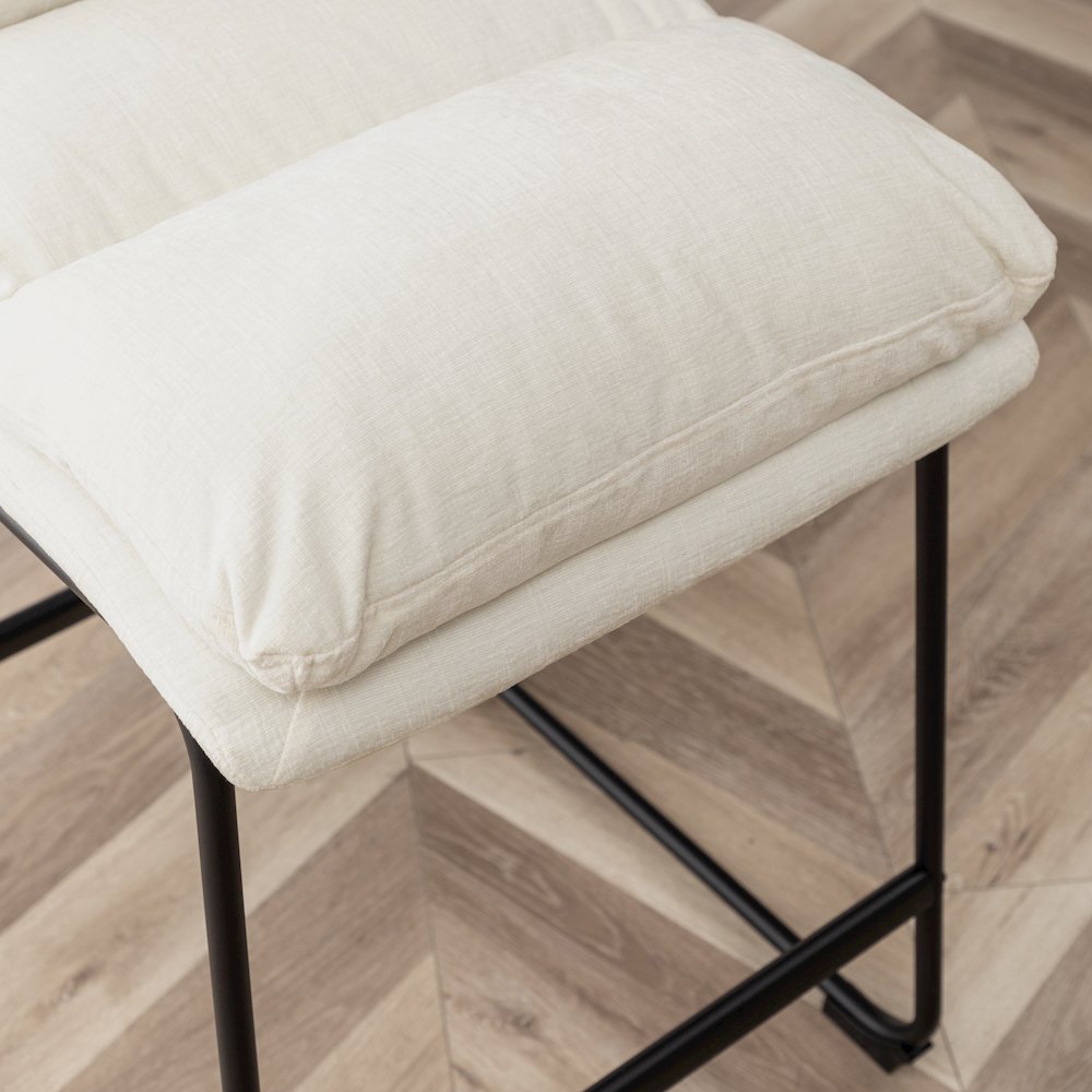 Milos Upholstered 26-inch Counter Height Stools, Set of 2. Picture 12