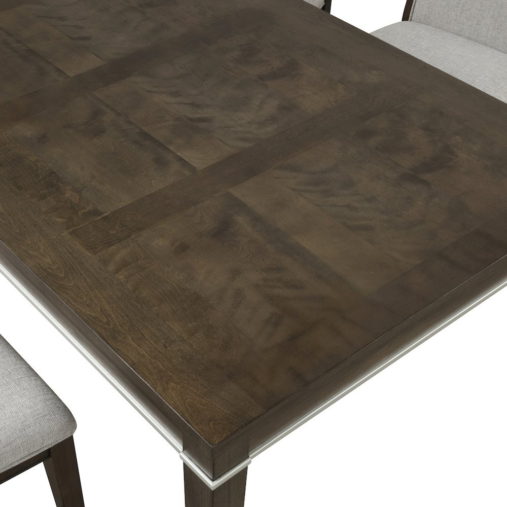 Aberll Wood Dining Table, Gray. Picture 4