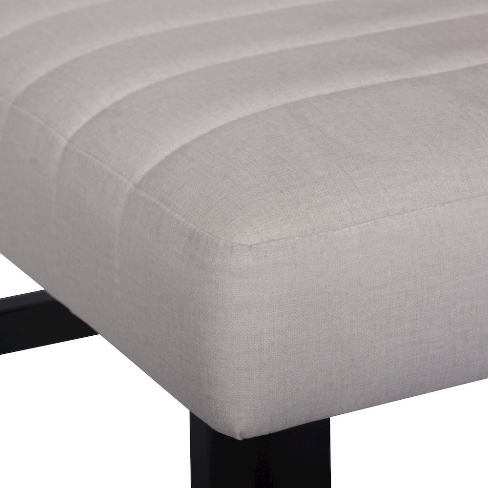 Butler 5-Piece Round Dining Set, Pedestal Dining Table with 4 Side Chairs, Tan. Picture 14