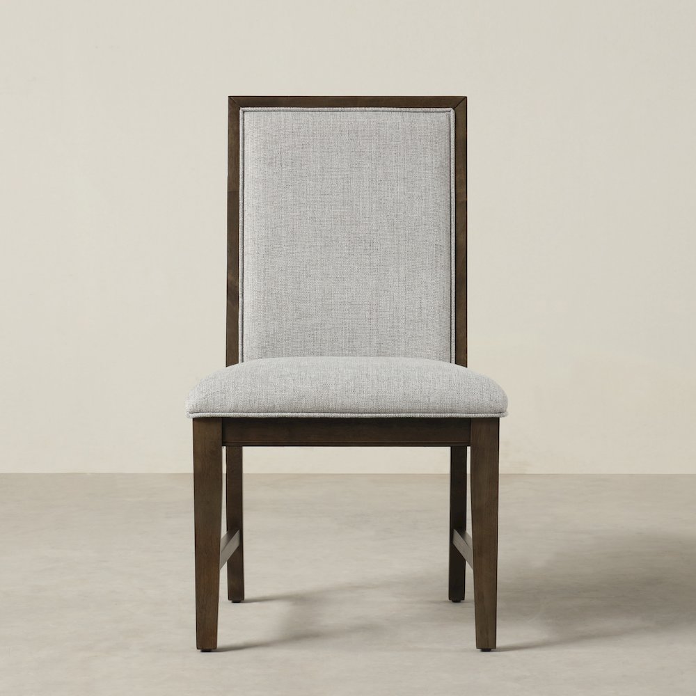 Aberll Wood Dining Room Set, Table with 4 Side Chairs, Gray. Picture 10