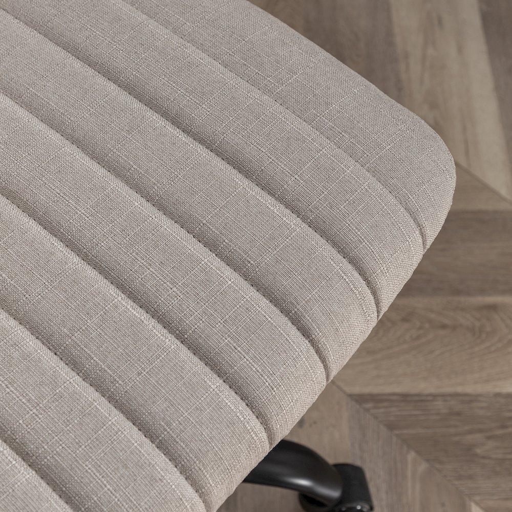 Masar Fabric Swivel Office Chair, Gray. Picture 11