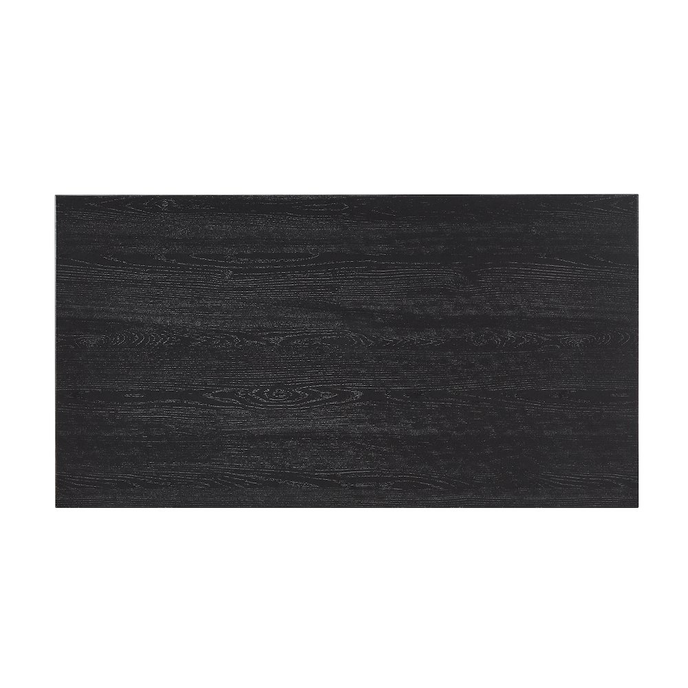 Mchome 3-Piece Coffee Table Set, Coffee Table and Two End Tables, Black Finish. Picture 10
