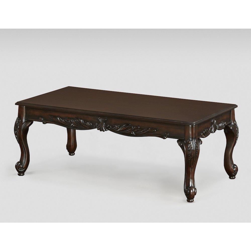 Hernen Carved Wood Frame Gray 5-Piece Living Room Set. Picture 9