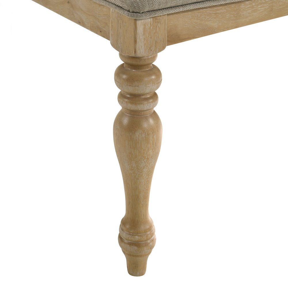 Verta 5-PC Dining Set, Dining Table with 4 Cross Back Chairs, Light Oak Finish. Picture 15