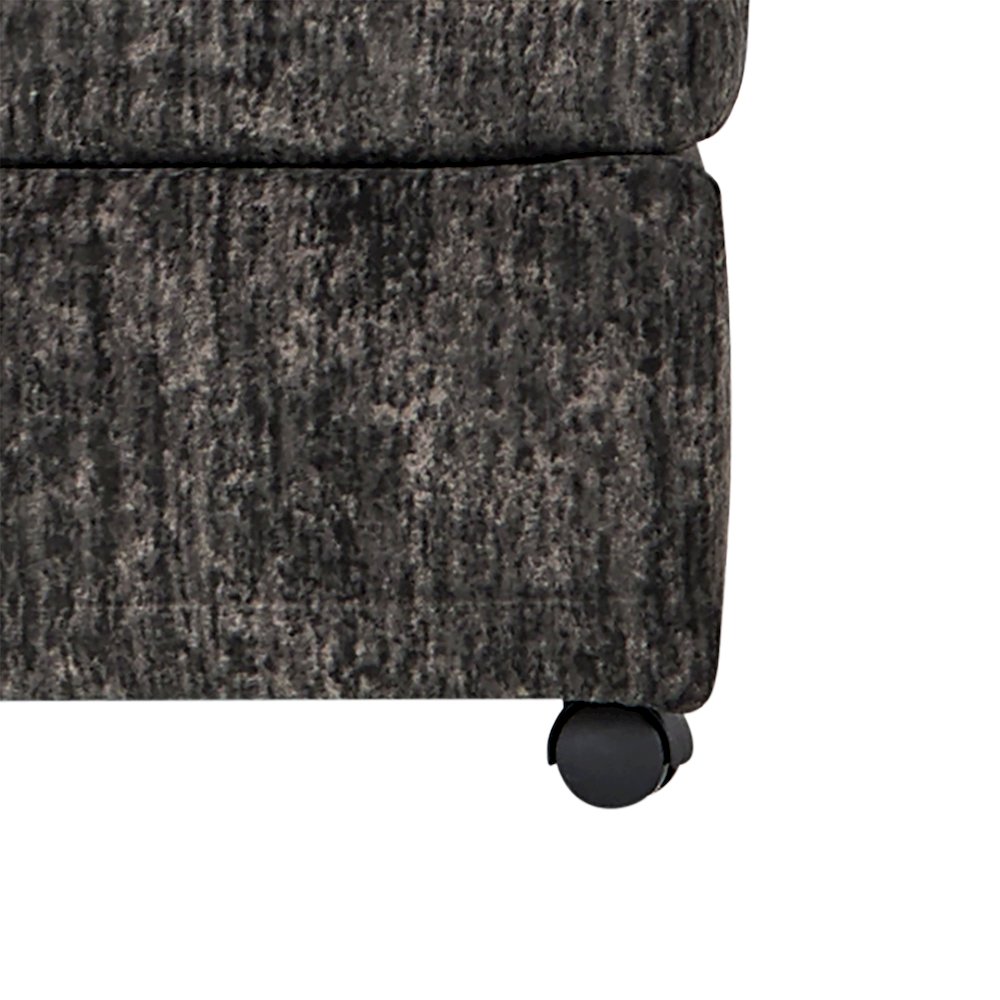 Nason Living Room Ottoman, Charcoal. Picture 4