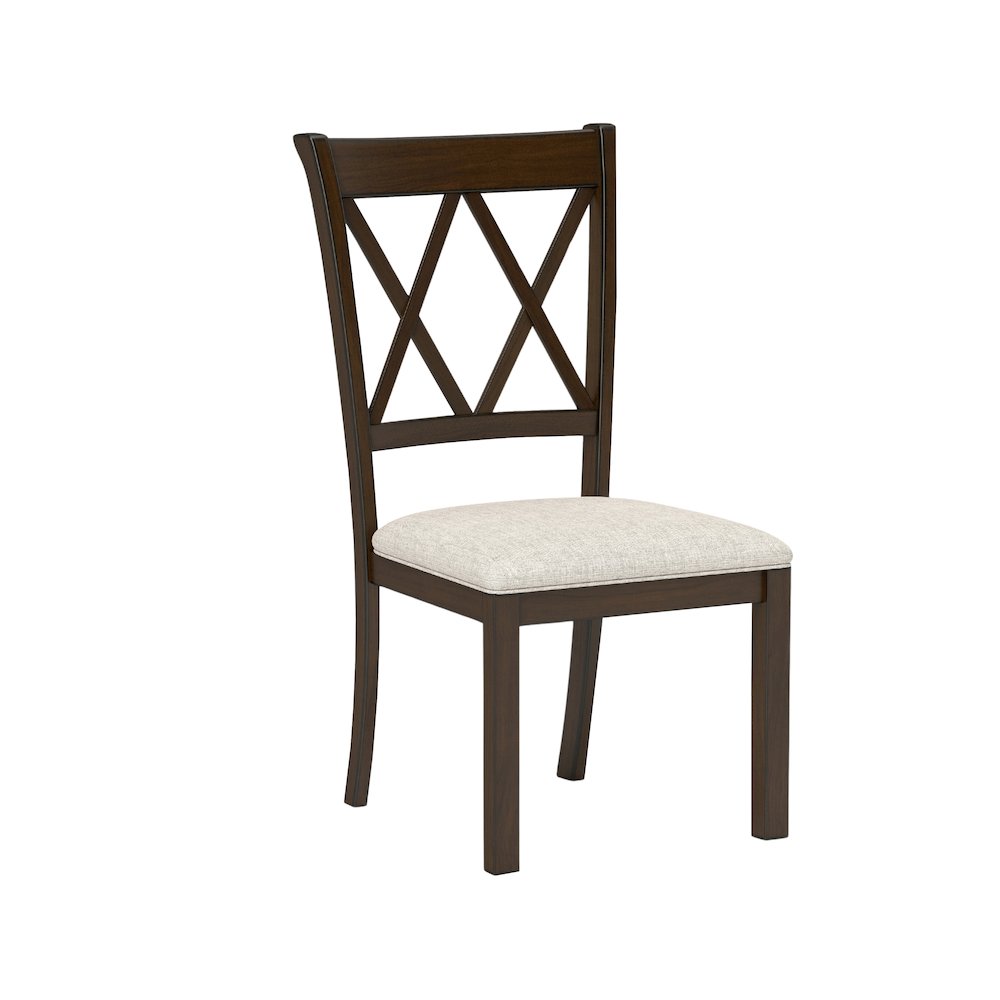 Havre Dining Set, Pedestal Round Table with 4 Chairs. Picture 2