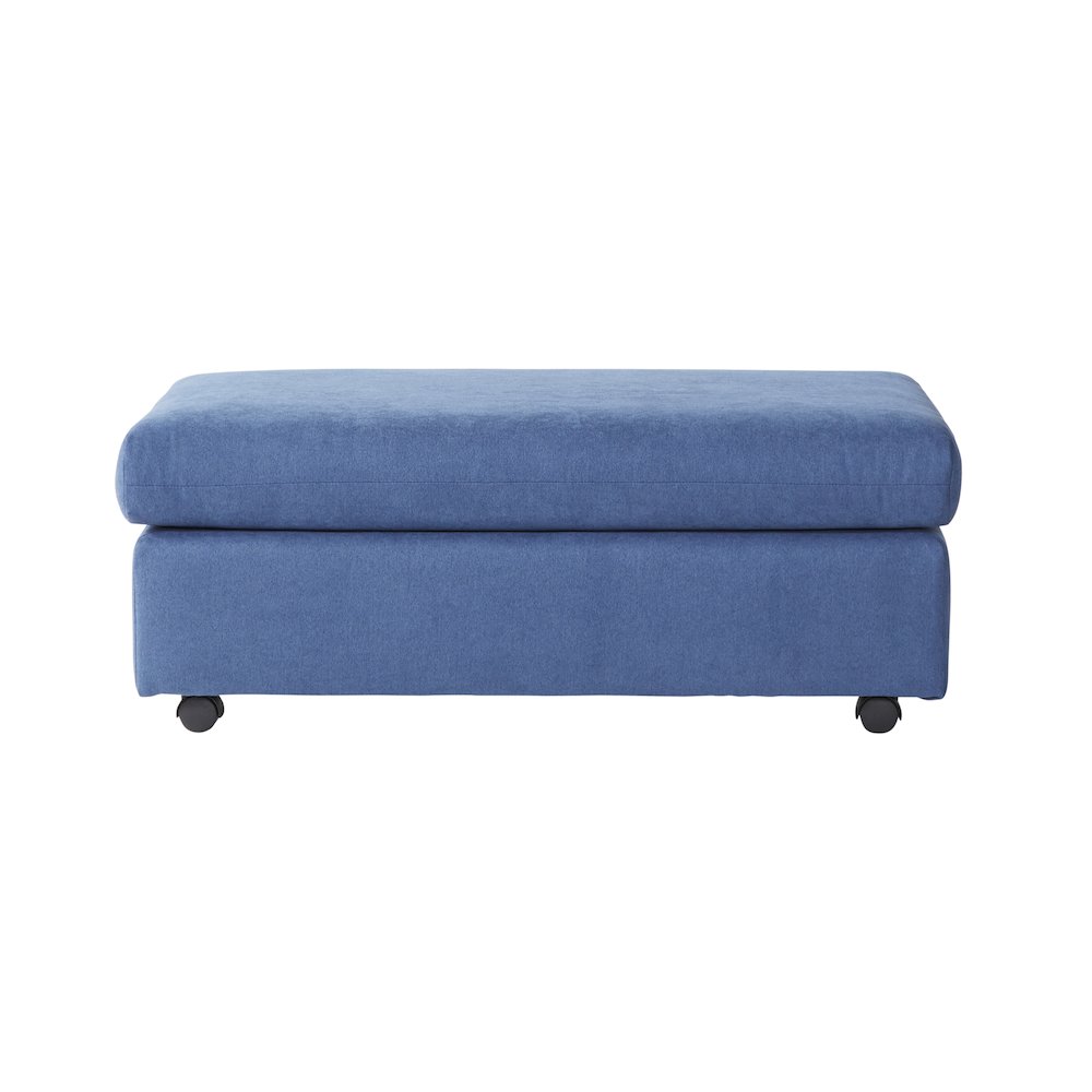 Enda Oversized Living Room Pillow Back Cuddler Arm Chair with Ottoman. Picture 6