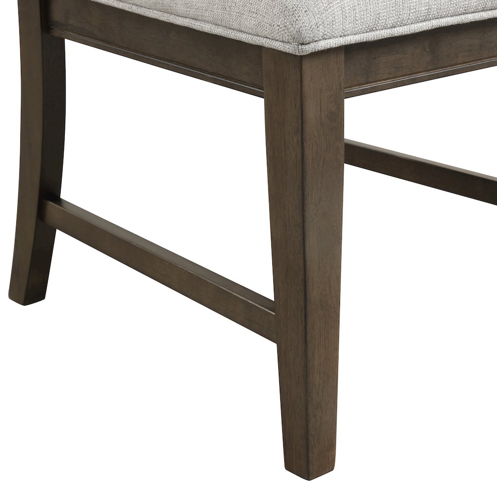 Aberll Wood Dining Room Set, Table with 4 Side Chairs, Gray. Picture 16