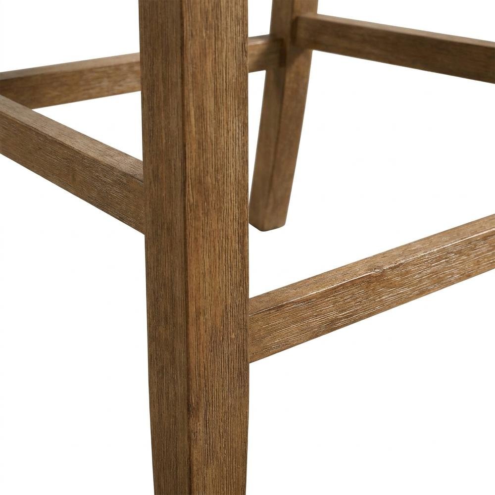 Fabric Counter Height Dining Chairs and Kitchen Bar Stools, Brown, Set of 2. Picture 8