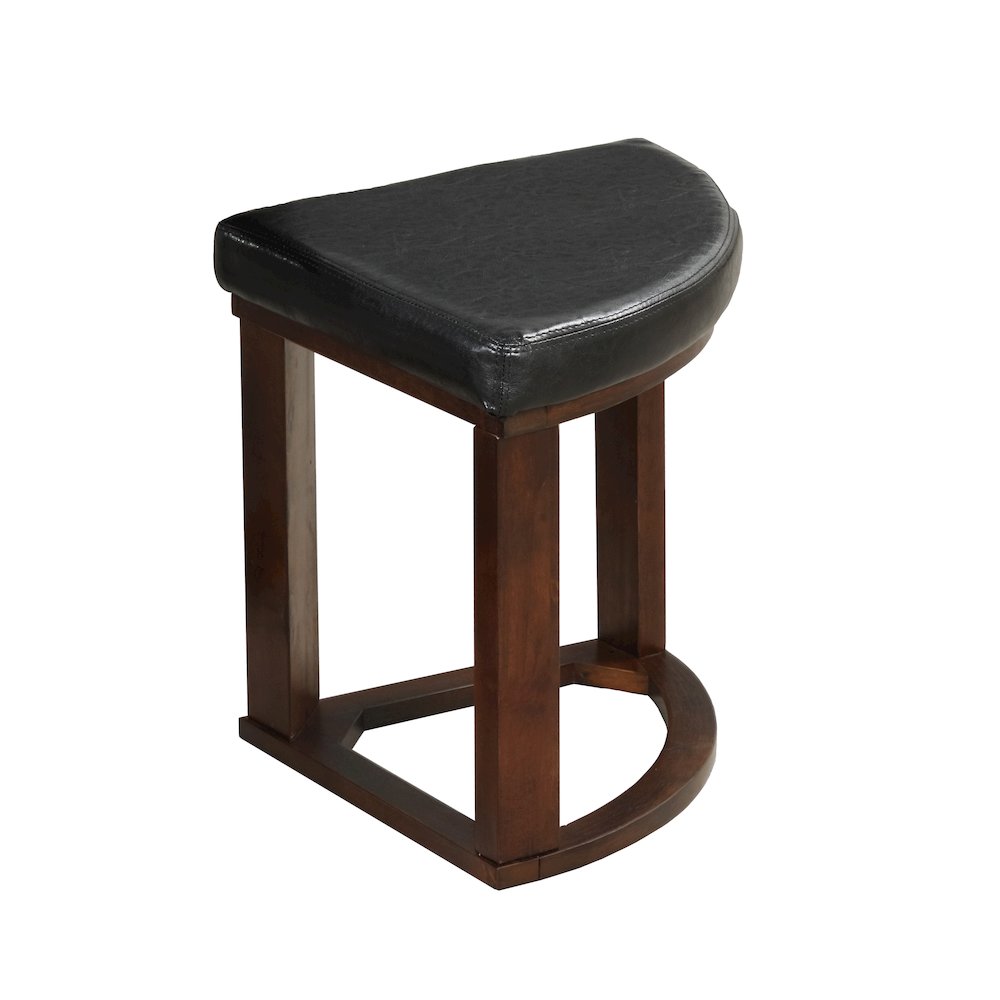 Cylina Solid Wood Glass Top Round Dining Table with 4 Chairs. Picture 4