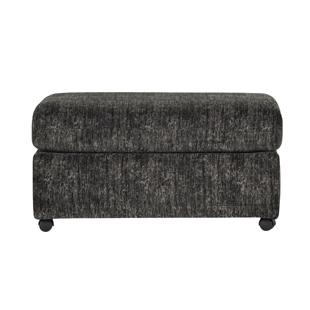 Nason Living Room Ottoman, Charcoal. Picture 1