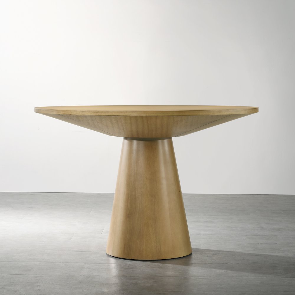 Rocco Contemporary Dining Set, Round Pedestal Table with 4 Chairs. Picture 7
