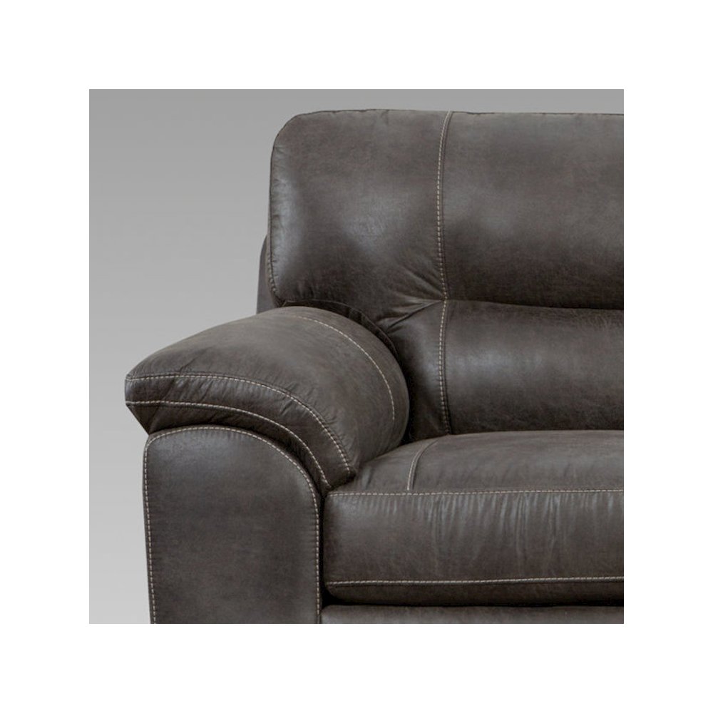 Tirana Contemporary Fabric Pillow-top Arm Chair in Sequoia Ash. Picture 3