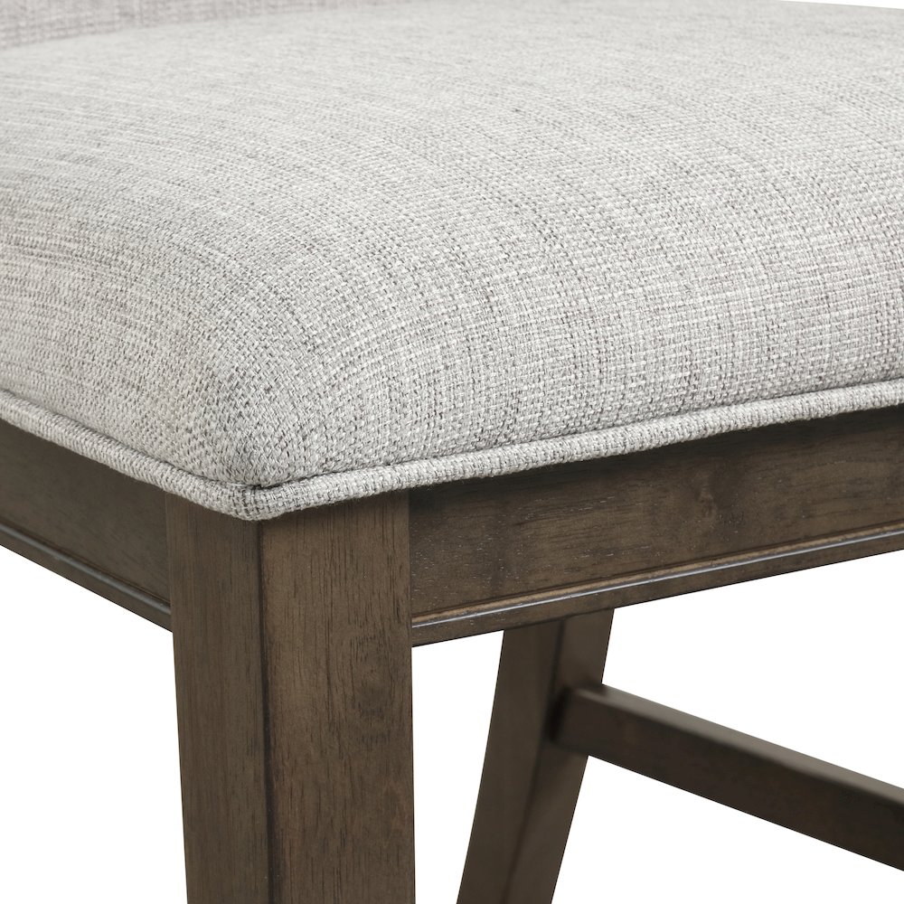 Aberll Wood Dining Room Set, Table with 4 Side Chairs and 2 Armchairs, Gray. Picture 15