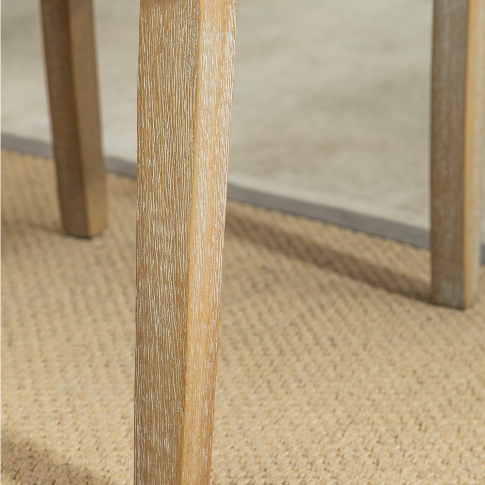 Habit Gray Solid Wood Tufted Parsons Dining Chair, Set of 2. Picture 8