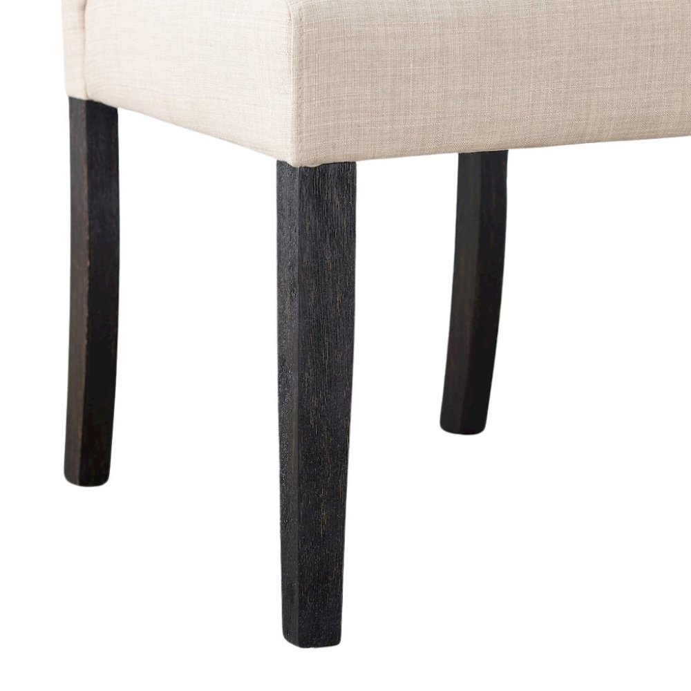 Beige Round Dining Table Set for 4 with Chairs, Ideal for Kitchen Spaces. Picture 7