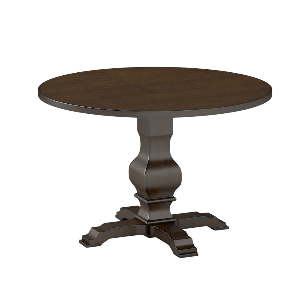 Havre Dining Set, Pedestal Round Table with 4 Chairs. Picture 3