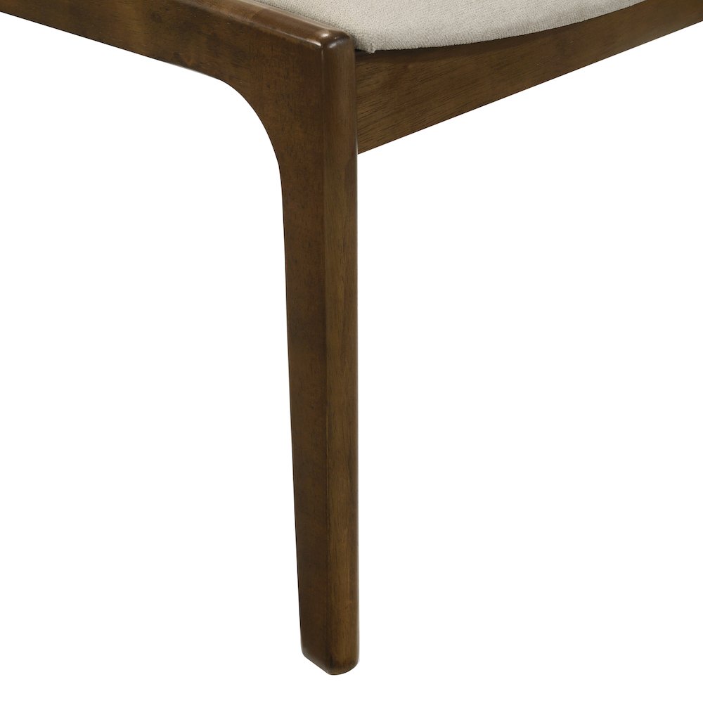 Lavin Black Finish Upholstered Dining Chairs, Set of 2. Picture 12