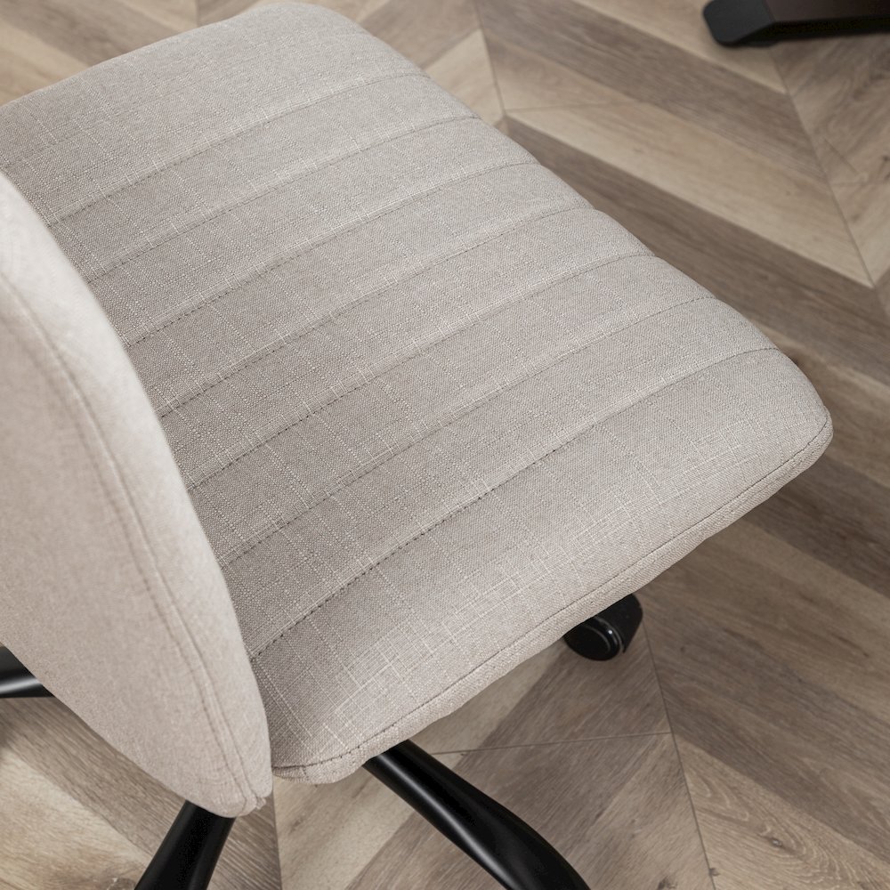 Masar Fabric Swivel Office Chair, Gray. Picture 14