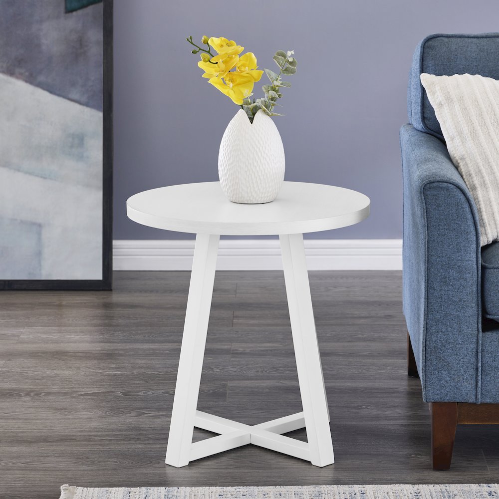 Modern Harmony 3-Piece Wood Oval Coffee Table Set. Picture 11