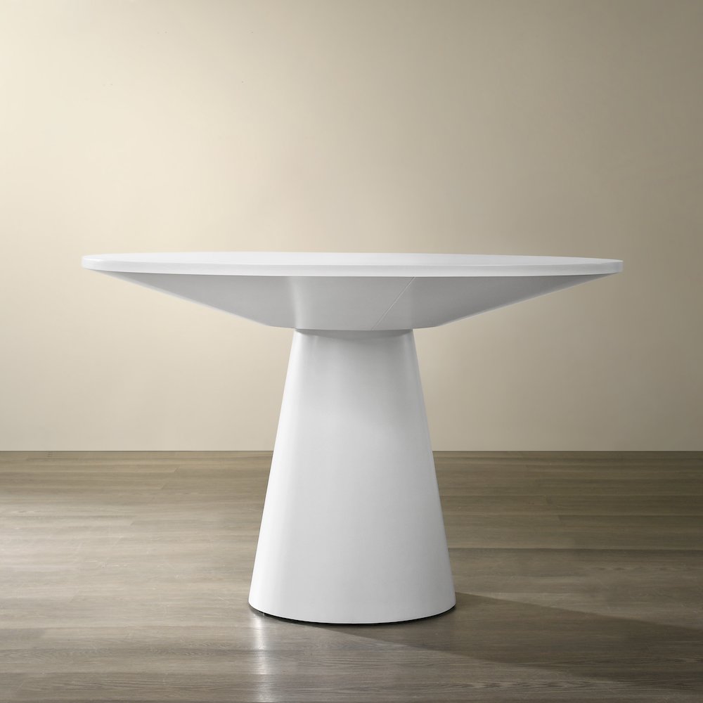 Rocco 5-Pc 48'' Pedestal Dining Set, Round Pedestal Table with 4 Chairs. Picture 7