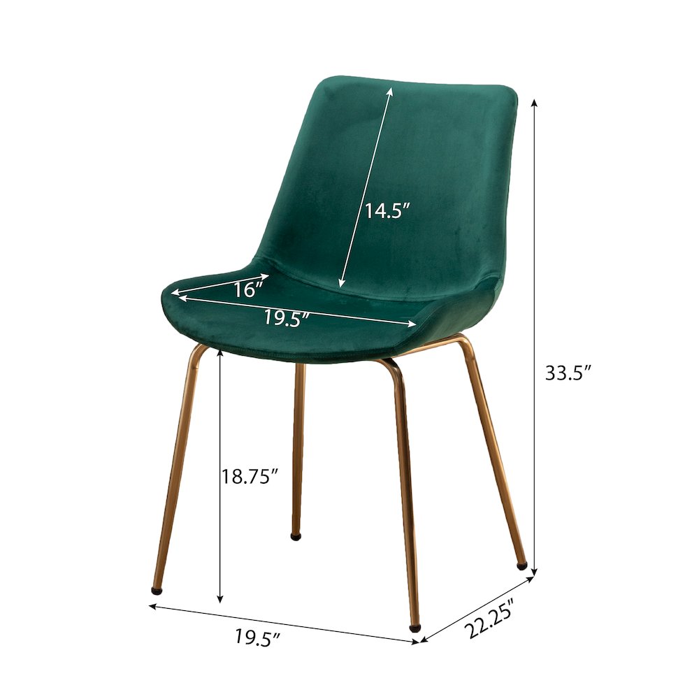 Avant 3-Piece Round Dining Set, Trestle Dining Table with 2 Side Chairs, Green. Picture 13