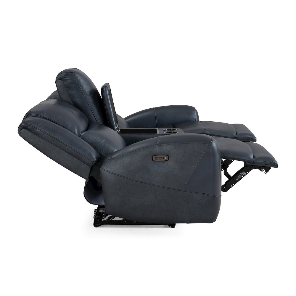 Cozura 3-Piece Leather Power Recling Living Room Set. Picture 16