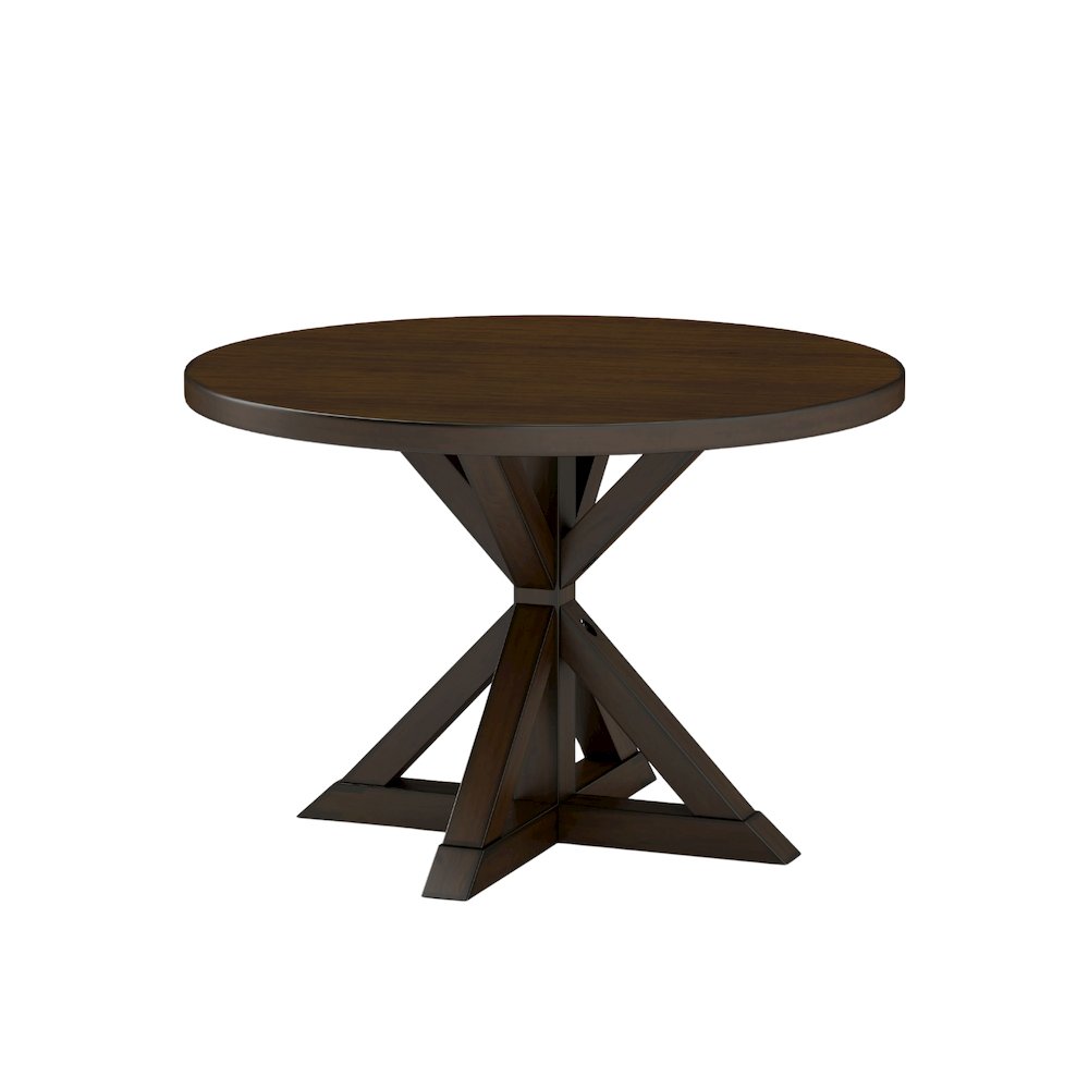 Windvale Cross-Buck Base Dining Table. Picture 8