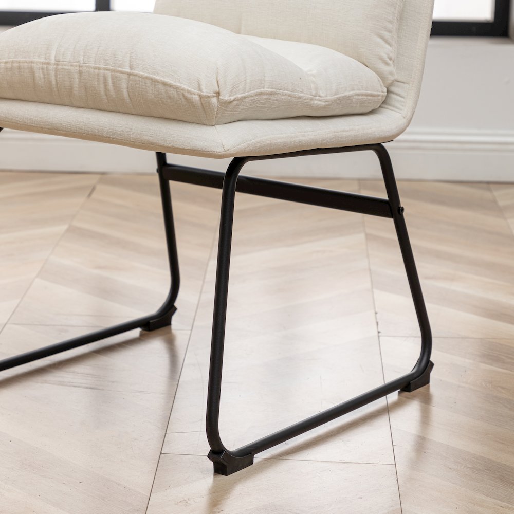 Milos Upholstered Dining Chairs, Set of 2. Picture 12