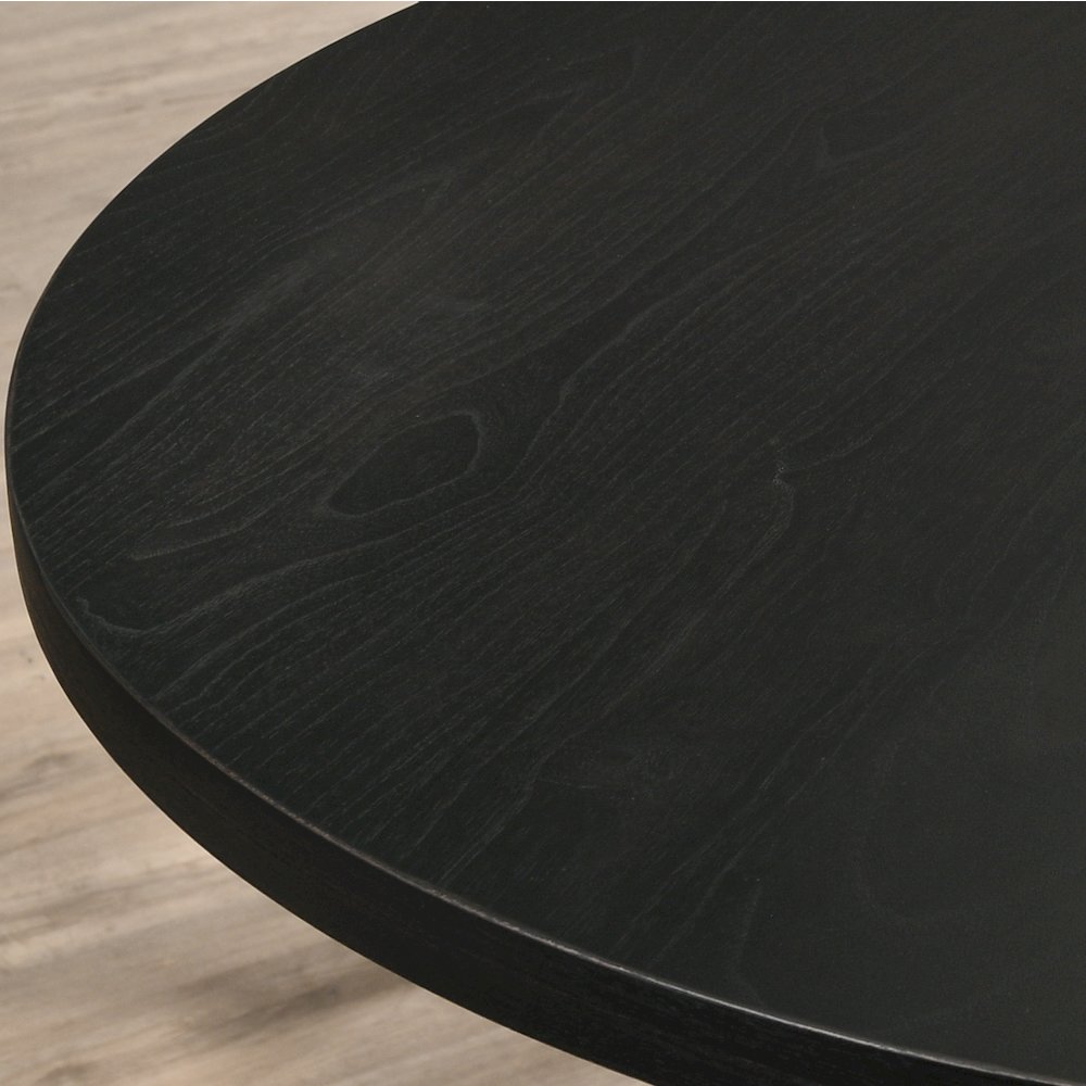 Walton 5-Piece Round Dining Set, Cross-Buck Table. Picture 8