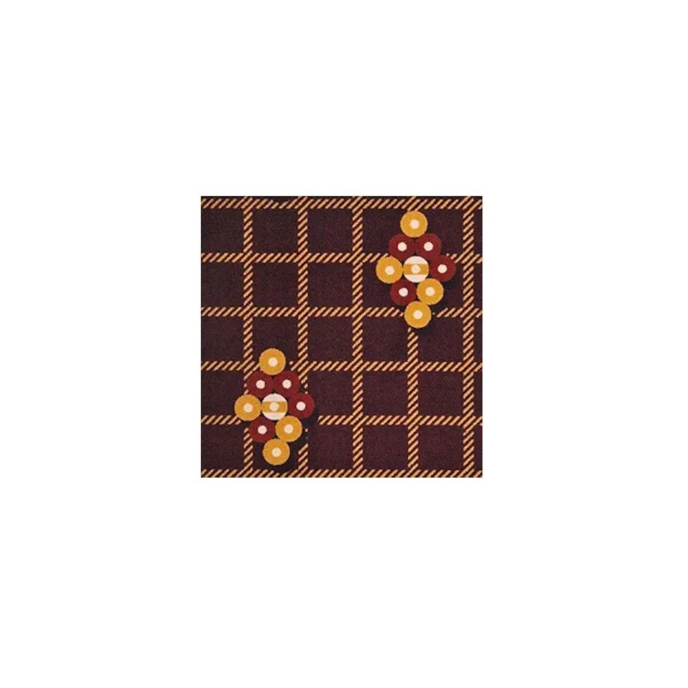 Games People Play Roll the Dice 5'4" x 7'8" Area Rug in Color Burgundy. Picture 1