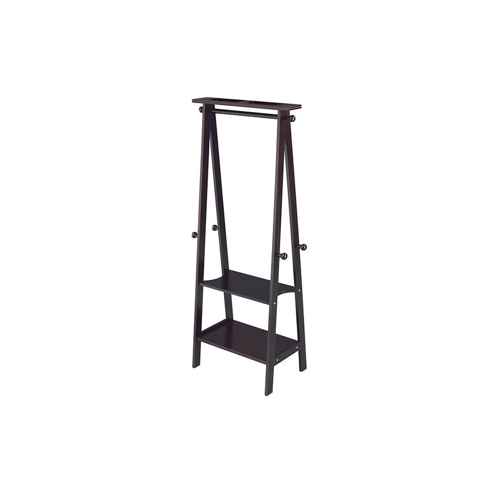 59 In Espresso Garment Rack. Picture 1