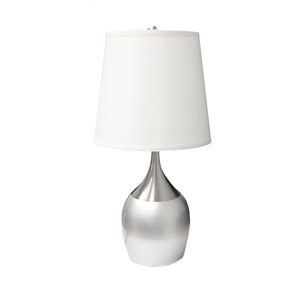 24"H Silver Touch-On Table Lamp. Picture 1
