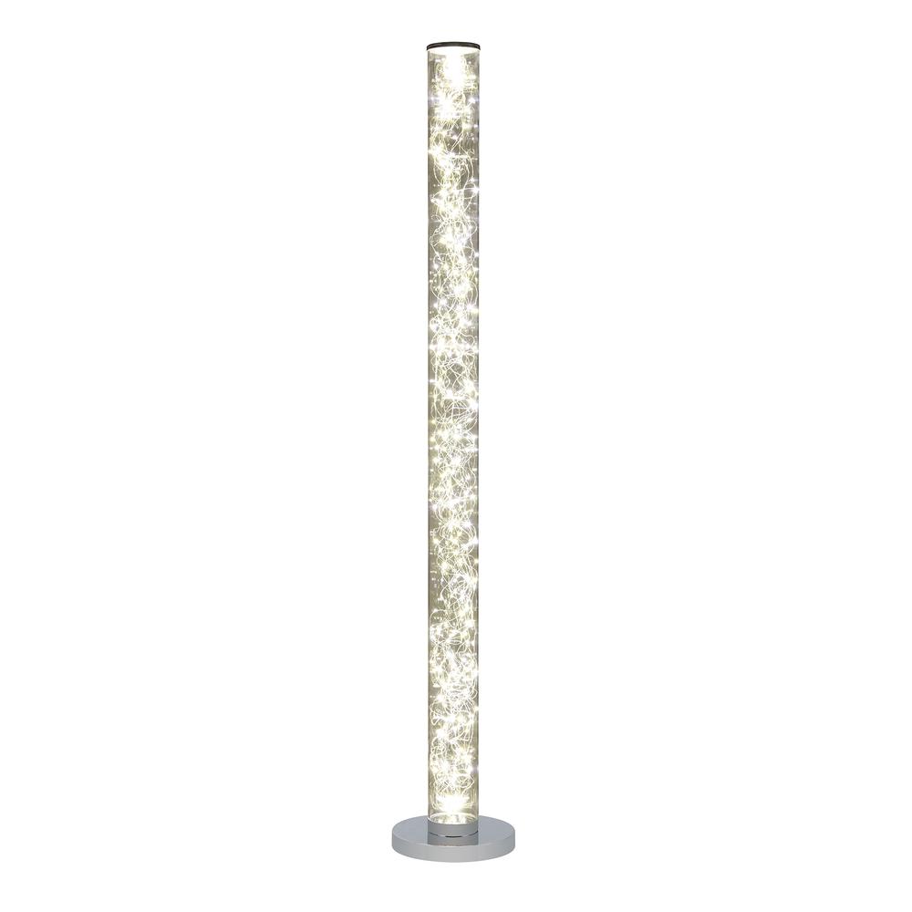 49" In 12V-360Pcs Exposed Rope Led Minari Clear Column Floor Lamp. Picture 4