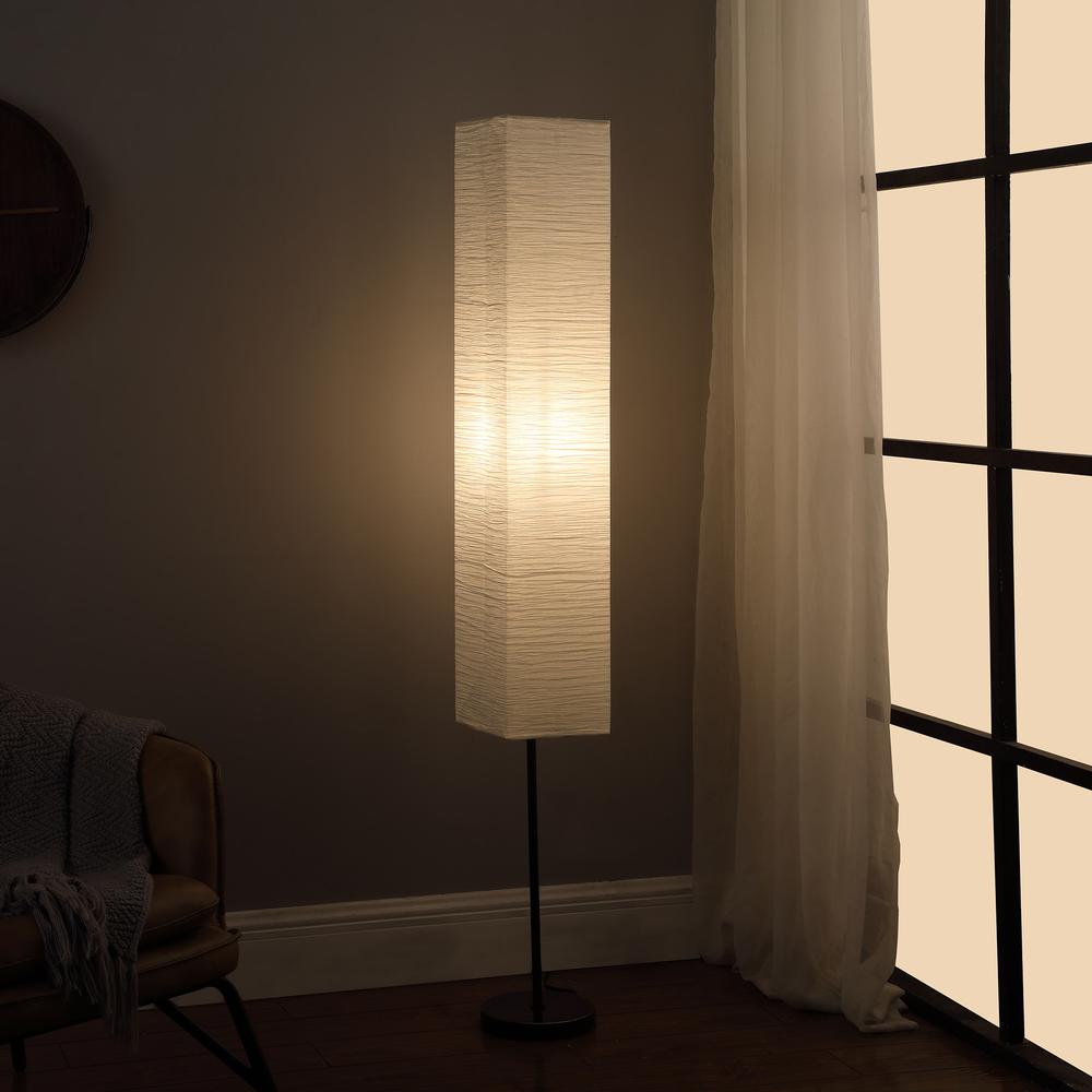 62.5" In Noki Japanese Paper Floor Lamp. Picture 4