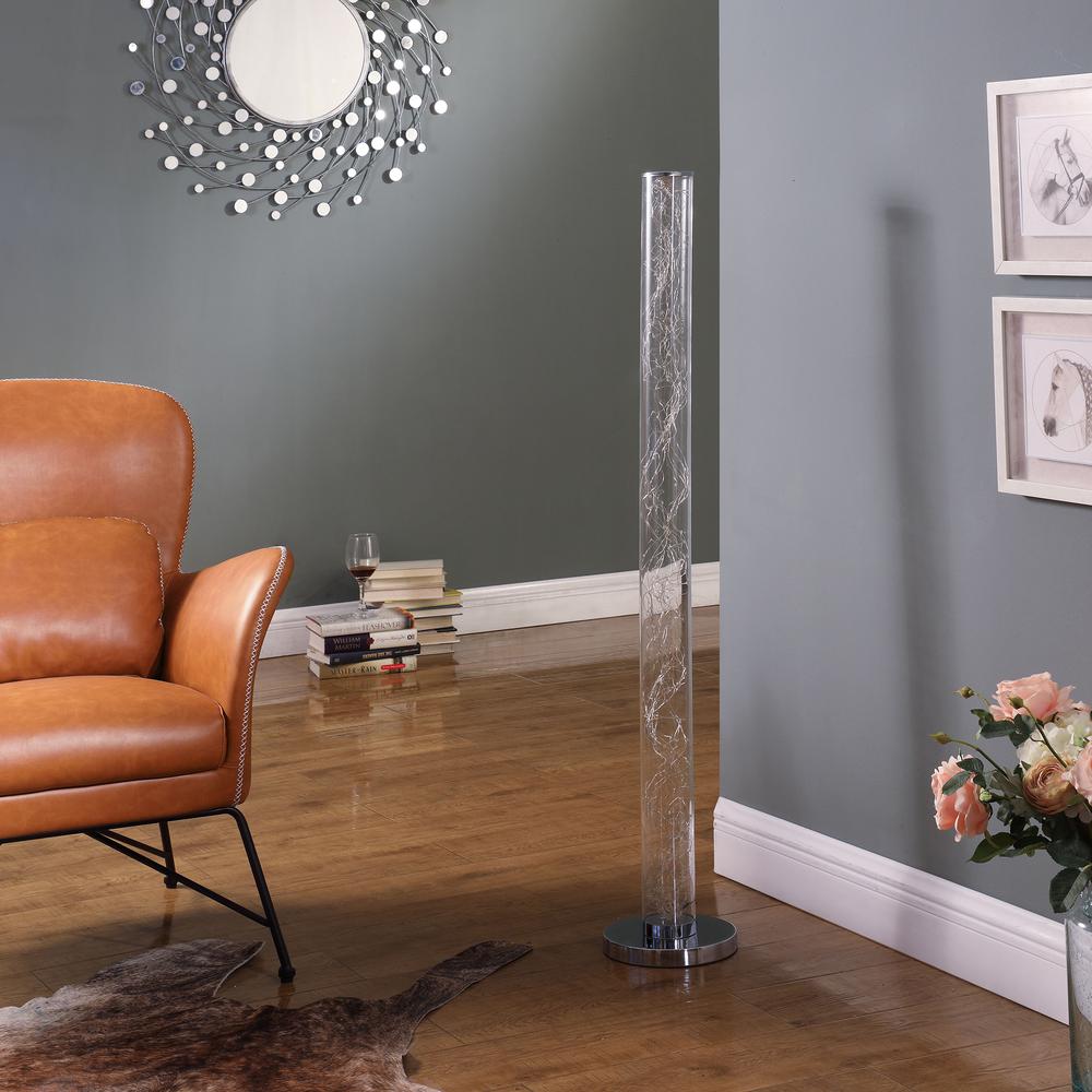 Exposed Rope Led Namiri Column Floor Lamp W/ Wireless Remote Control. Picture 2