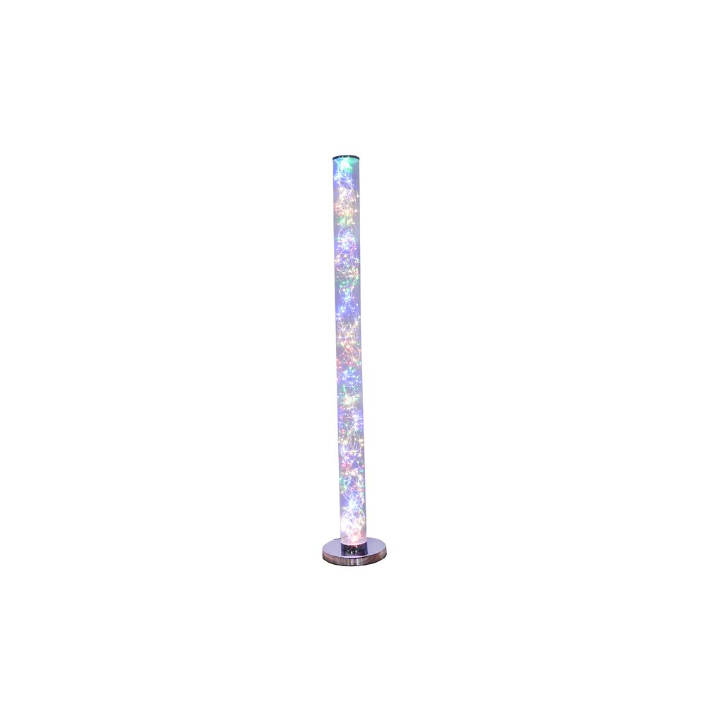 Exposed Rope Led Namiri Column Floor Lamp W/ Wireless Remote Control. Picture 1