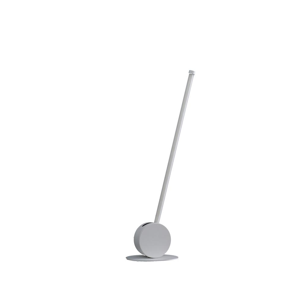 23" In Modern Led Leaning Towering Stick Metal Table Lamp. Picture 1