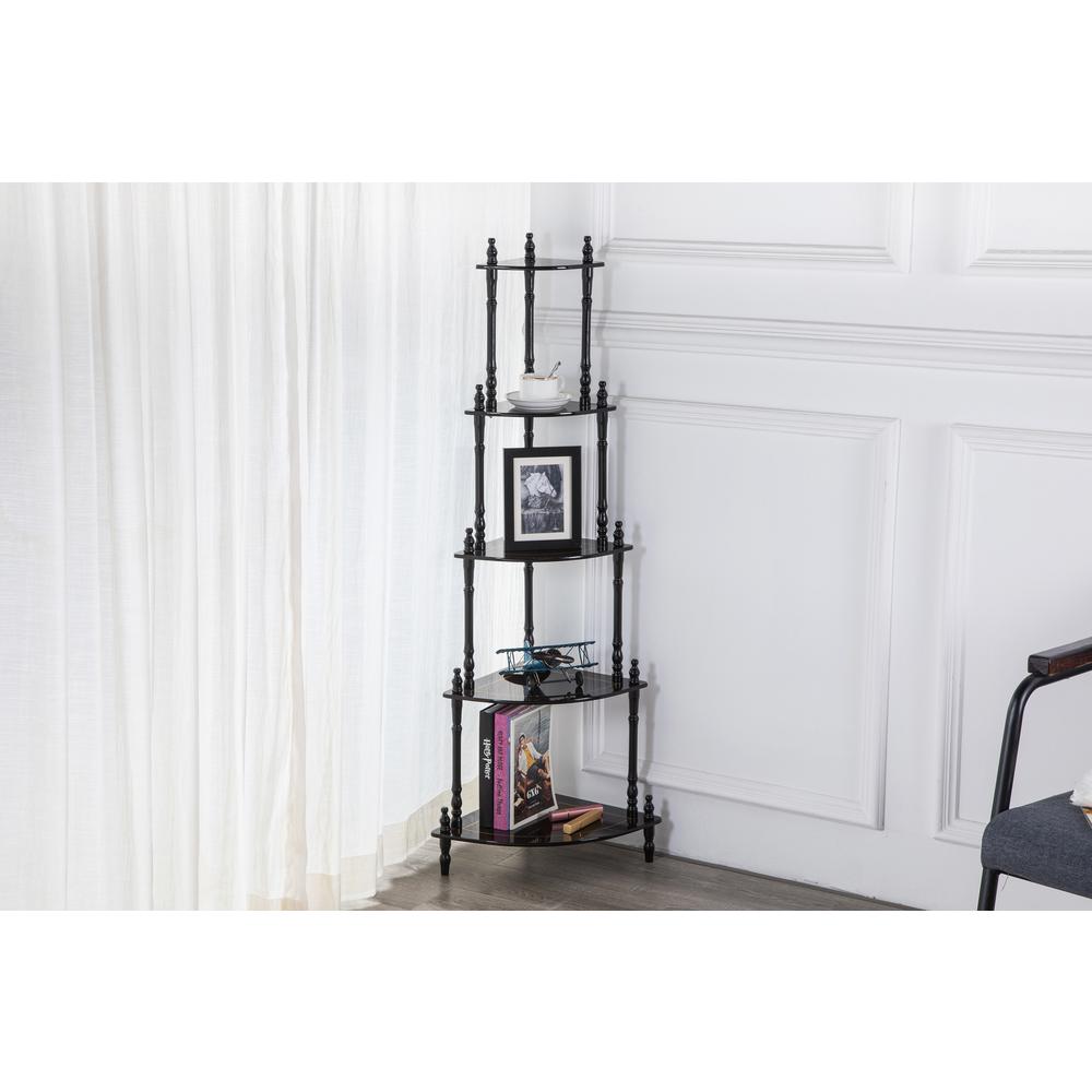 39" Cherry 4-Tier Corner Stand. Picture 9