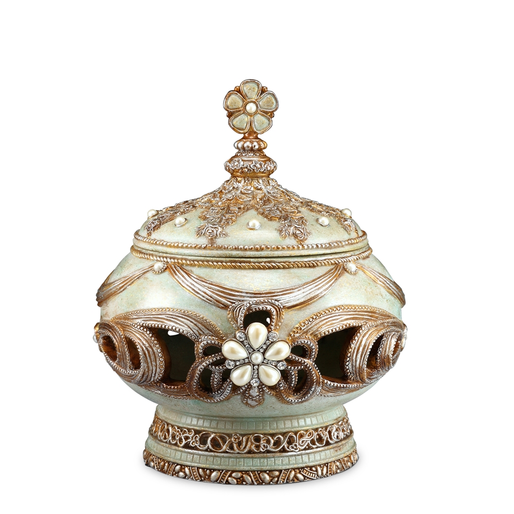 11.25"H Vintage Rose Box. Picture 1