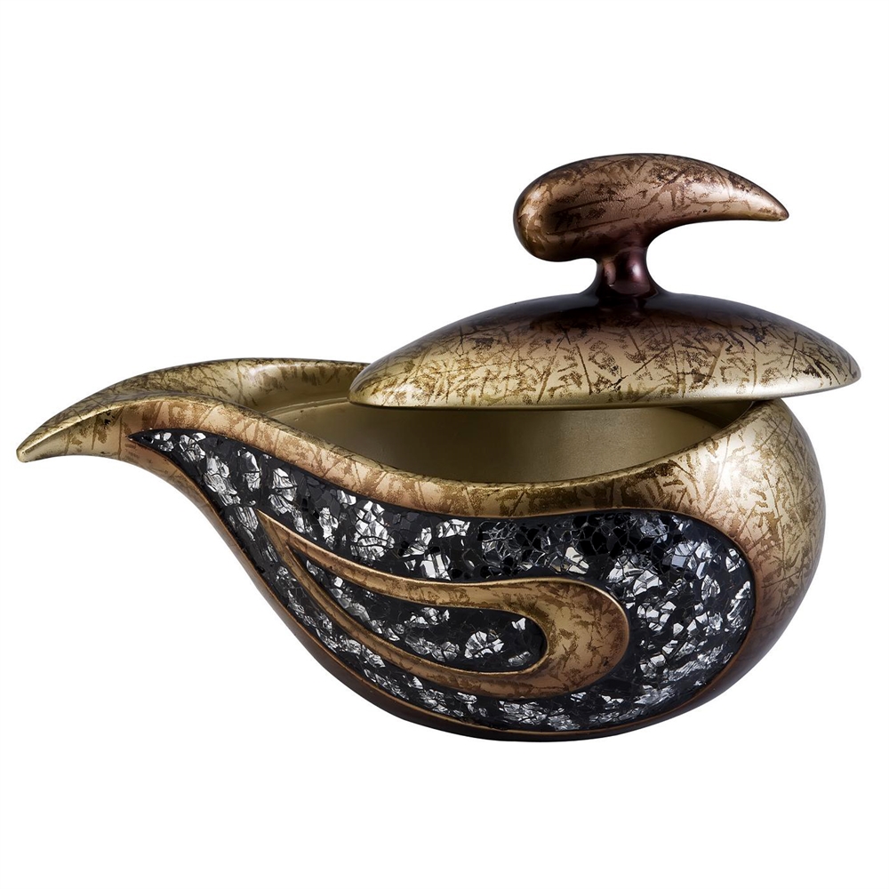 7.75"H Minerale Decorative Box. Picture 1