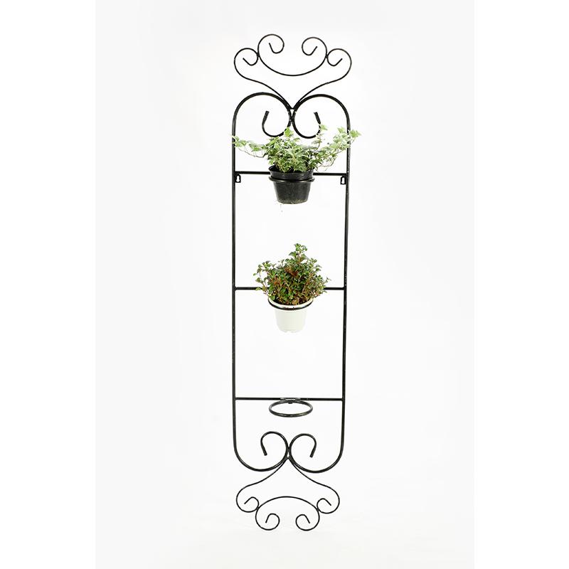 58" 3 Pot Plant Cast-Iron Wall Planter Décor. Picture 2