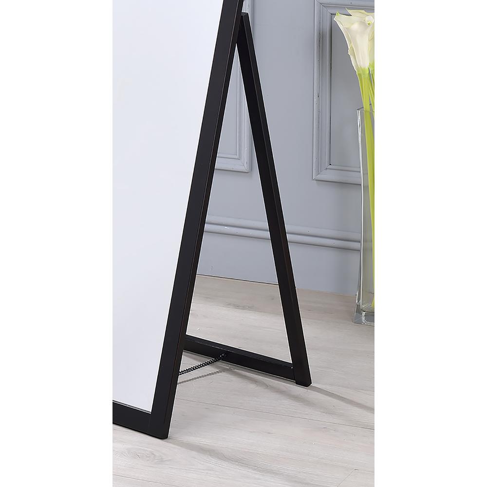 55" Walnut Finish Stand Mirror. Picture 3