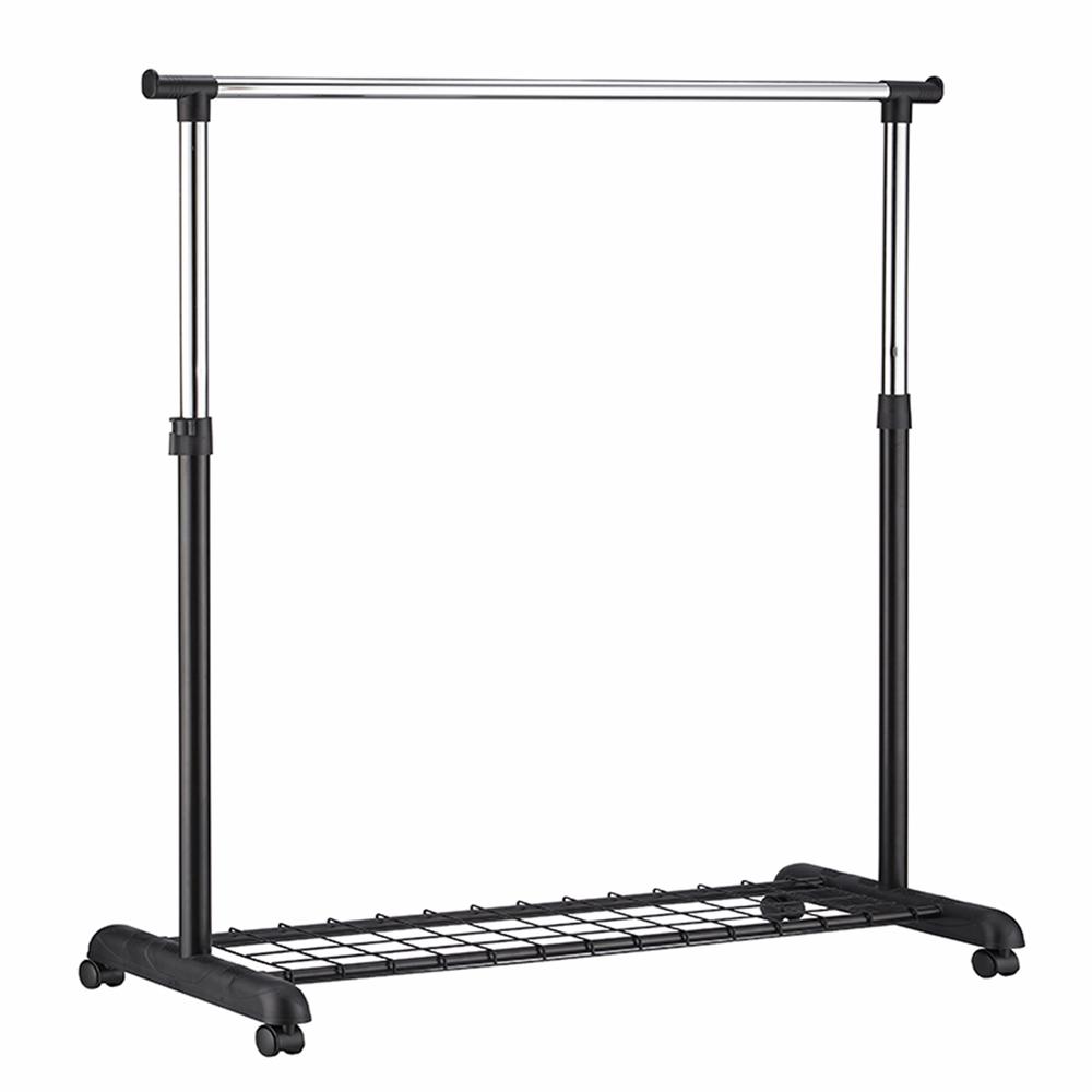 62" Coat Hanger W/ Wheels. Picture 1