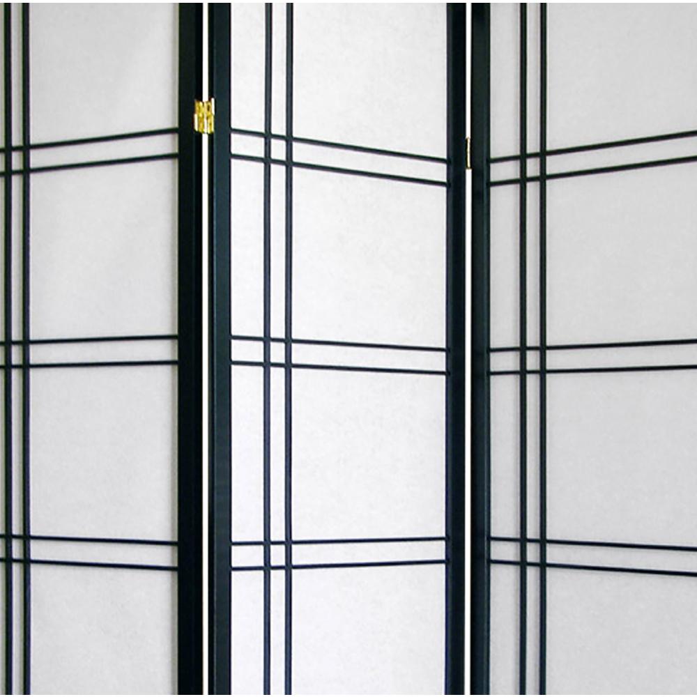 Girard 3-Panel Room Divider - Black. Picture 1