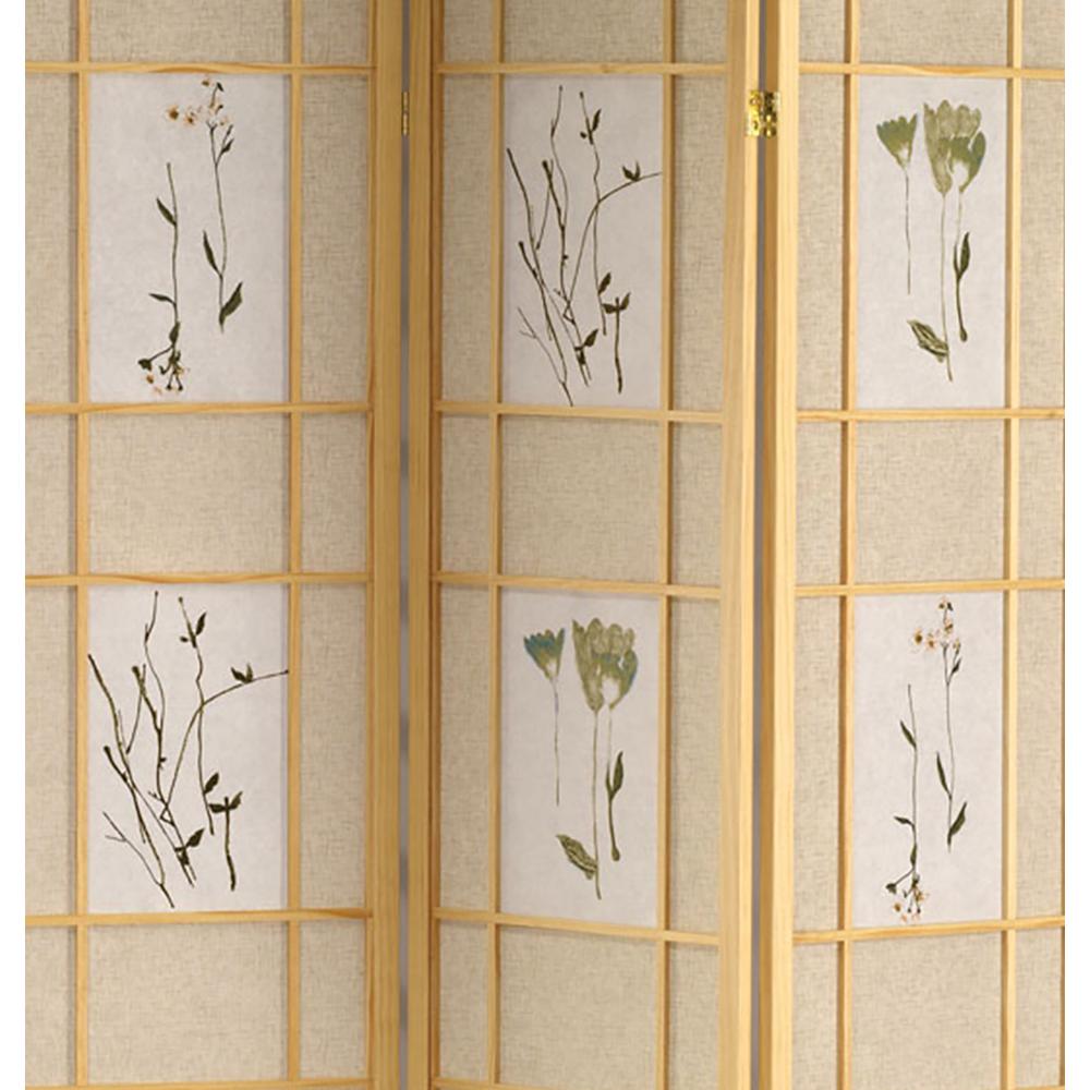 3 Panel Shoji Screen - Natural. Picture 1