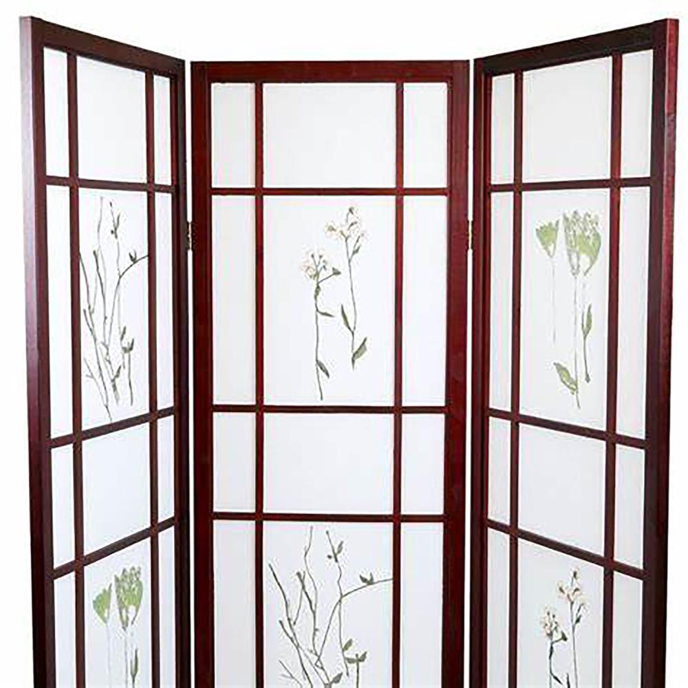 3 Panel Shoji Screen - Cherry. Picture 2