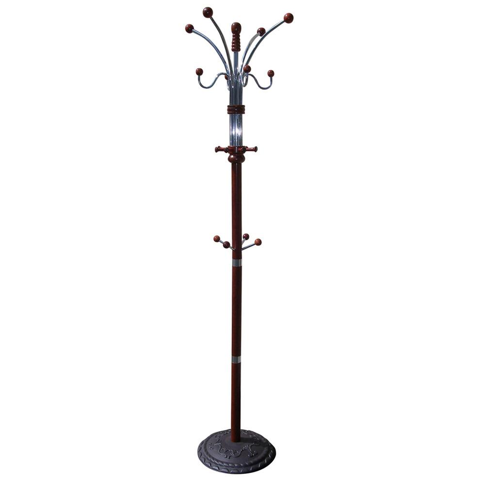 73 Cherry Metal/Wood Coat Rack. Picture 3