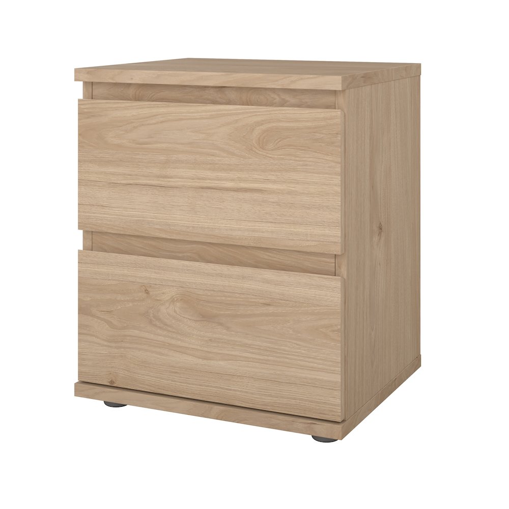 Aurora 2 Drawer Nightstand, Jackson Hickory. Picture 9
